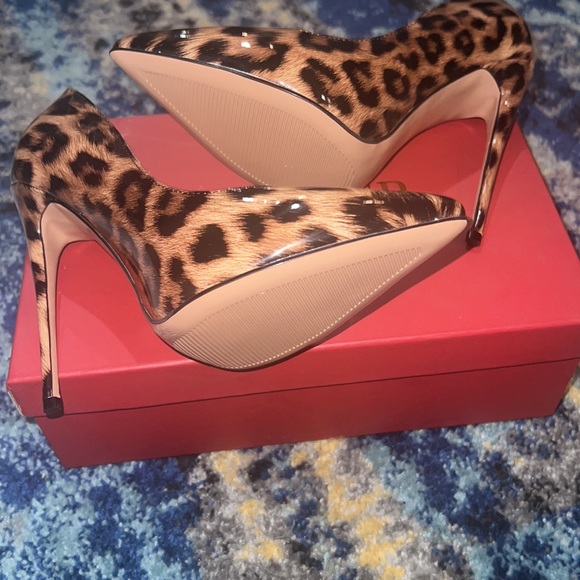 New in box Coleter brand patent leather leopard size 7 - Picture 5 of 7